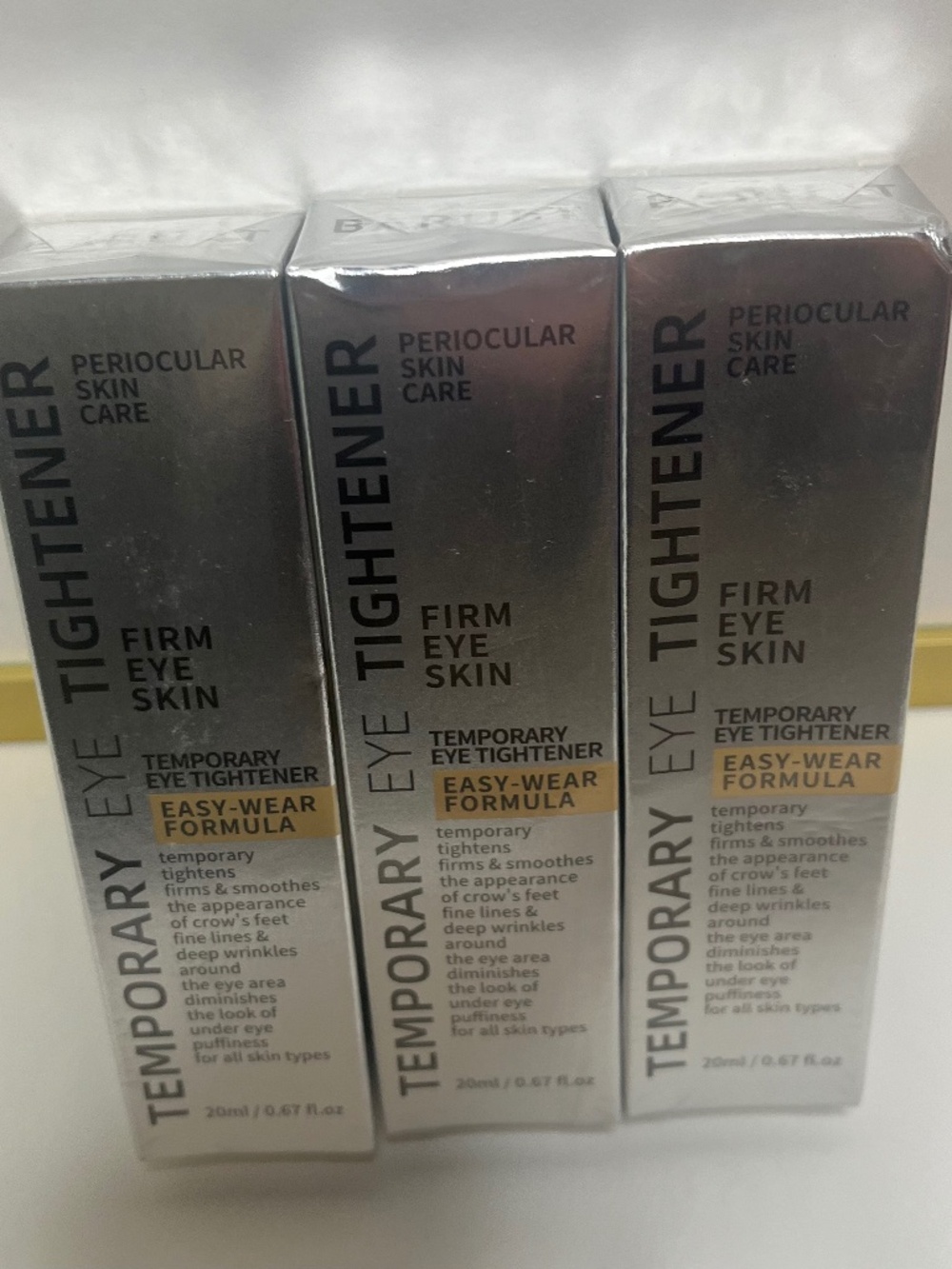 3-Pc 20mL /.067 Barubt Easy-Wear Formula Eye-Tightener - Temporary Eye Tightener